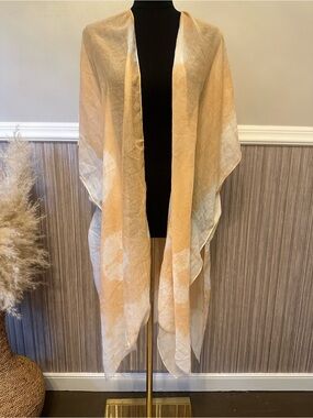 LIB New York Tie Dye Kimono Cardigan Duster NWT One Size Cover Up